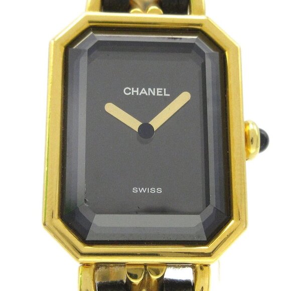Chanel Premiere F.X.64002 #XL Quartz Wristwatch Watch PLAQUE OR G 20M 88905 main image 8